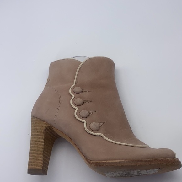 Timberland Boot Company - Marge Peep Toe Bootie Soft Leather Heel Size 6 - Picture 4 of 15